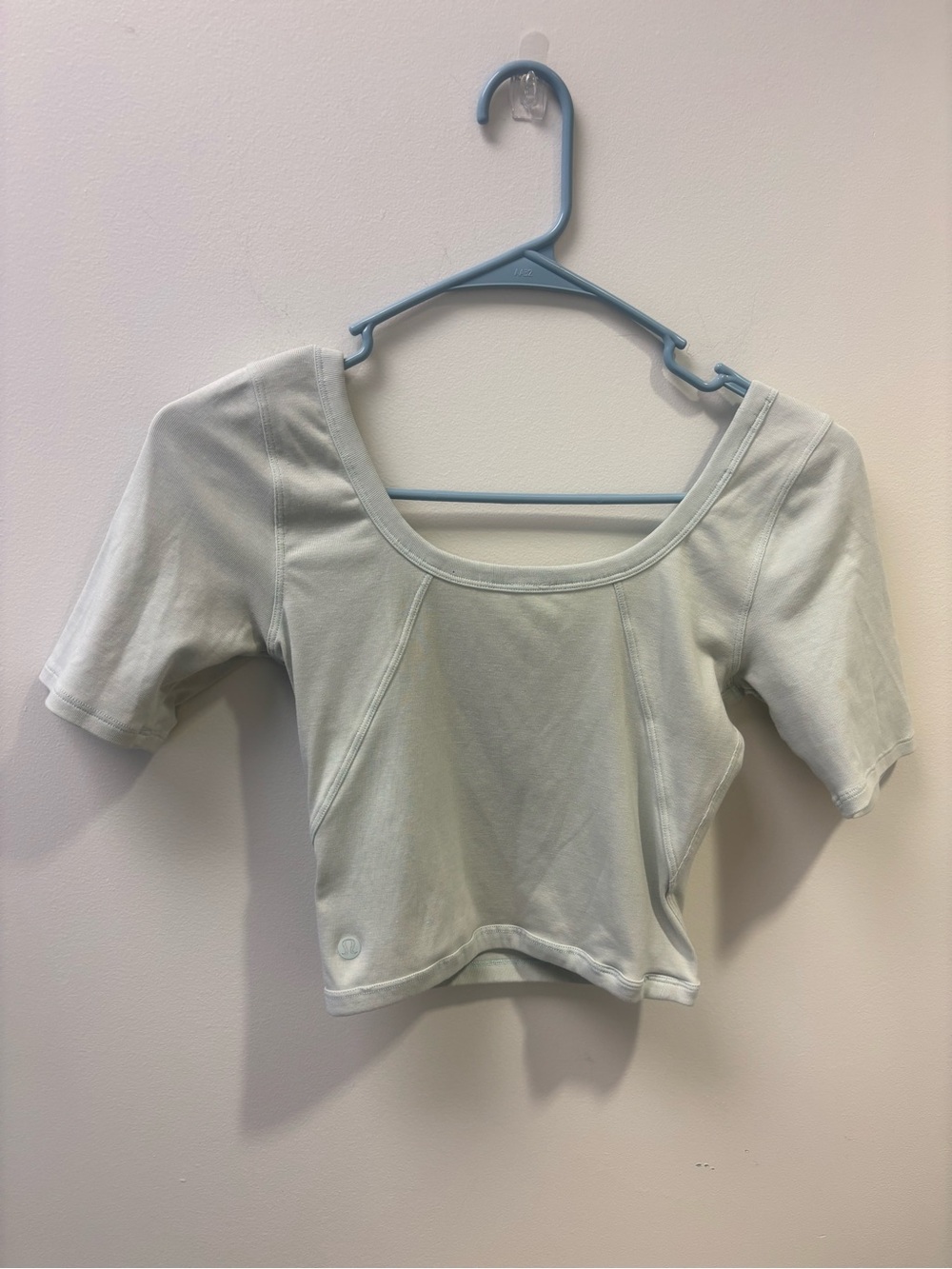 lululemon athletica Sage Green Scoop Neck Crop Top